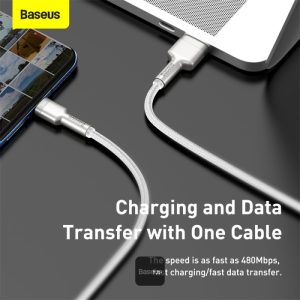 Baseus 66w High Quality Metal Fast Charging Cable 2 meter